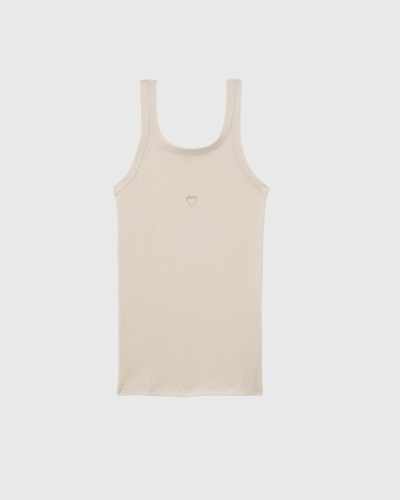 Heart Tank - Organic Cotton Rib 6