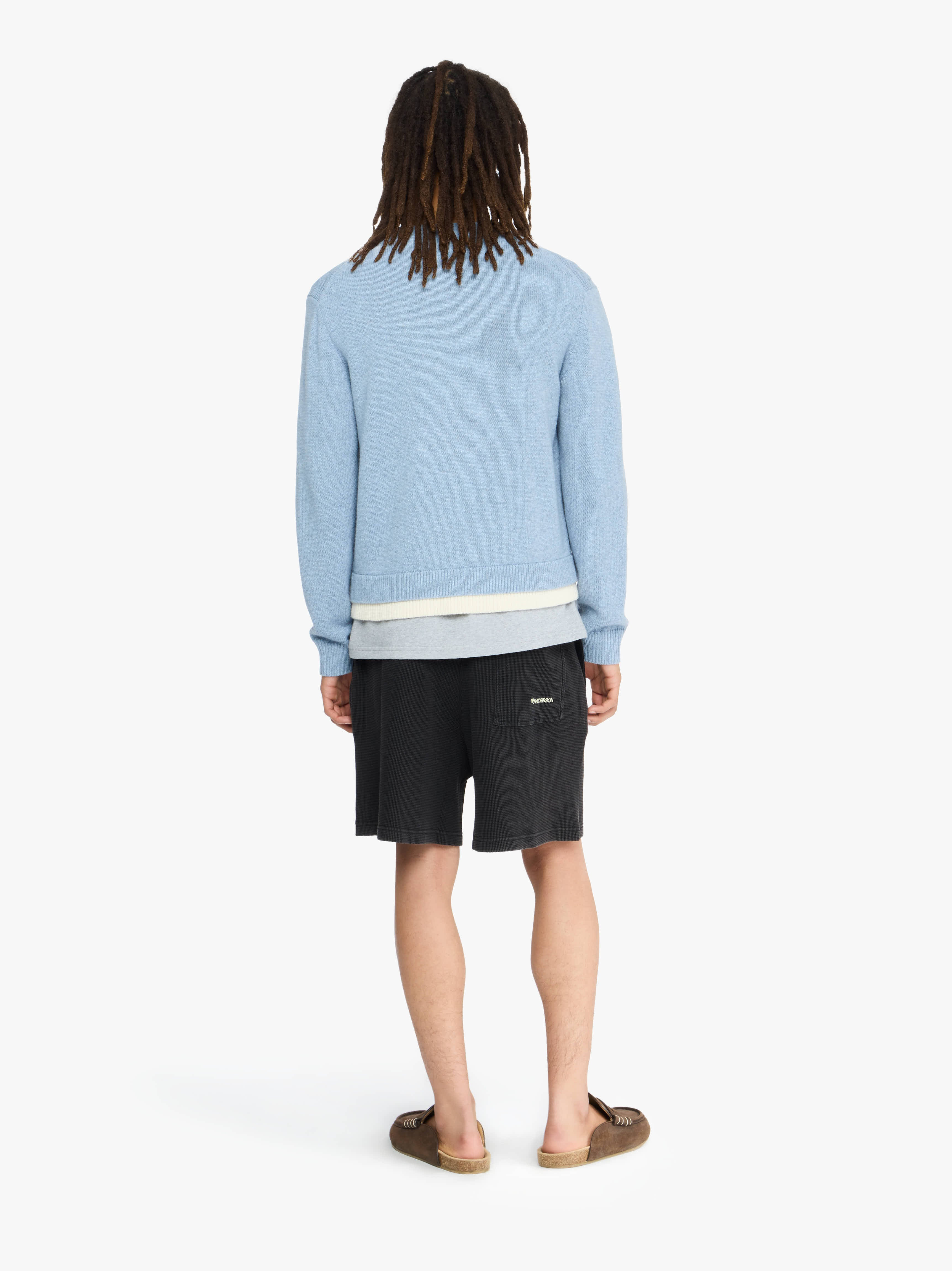 GARMENT DYE WAFFLE SHORTS - 3