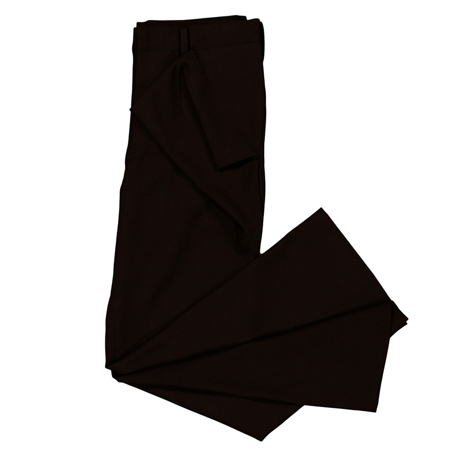 Yohji Yamamoto Ladies Black Left-Front Tucked Pants - 7