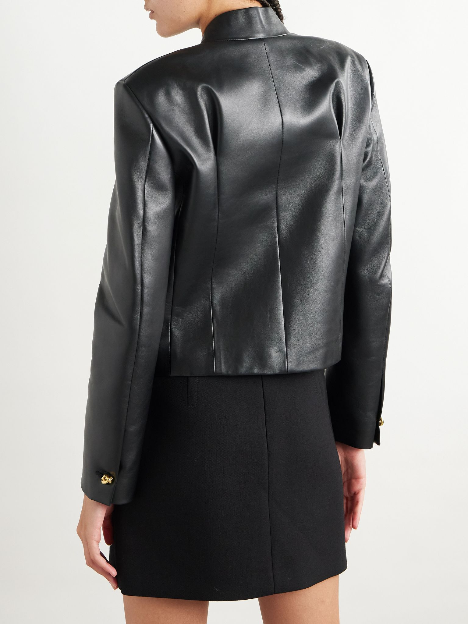 Leather jacket Black - 3