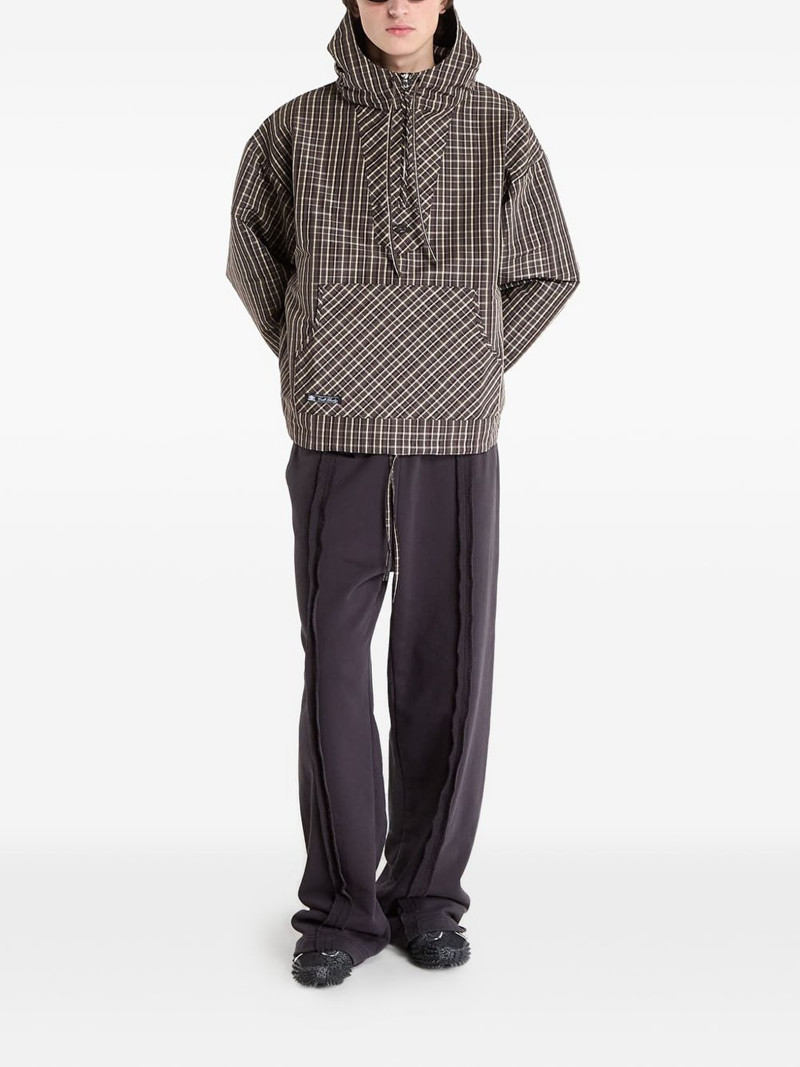 umbro checked-pattern jacket outlook