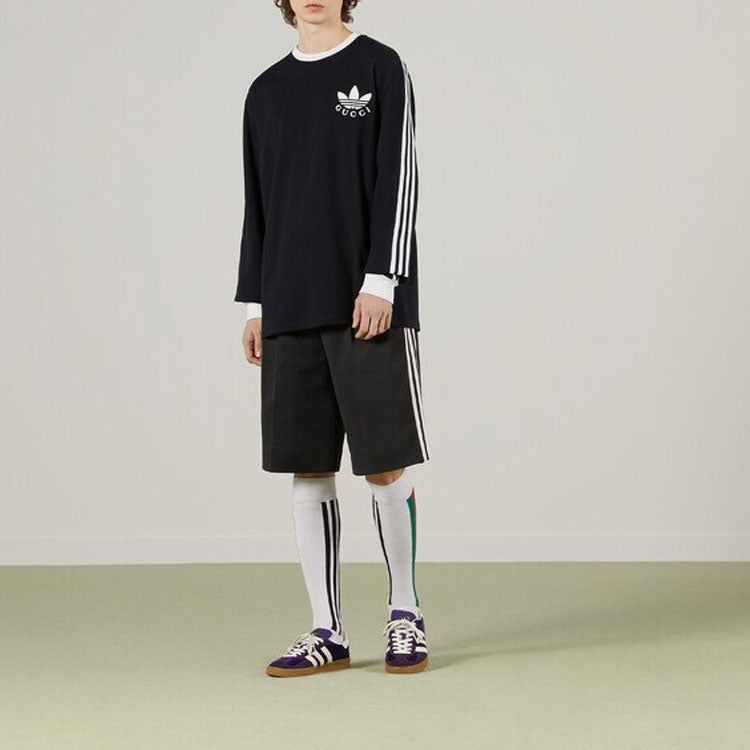 Adidas X Gucci long sleeve T-shirt 'Black' 722944-XJE1H-1152 - 2