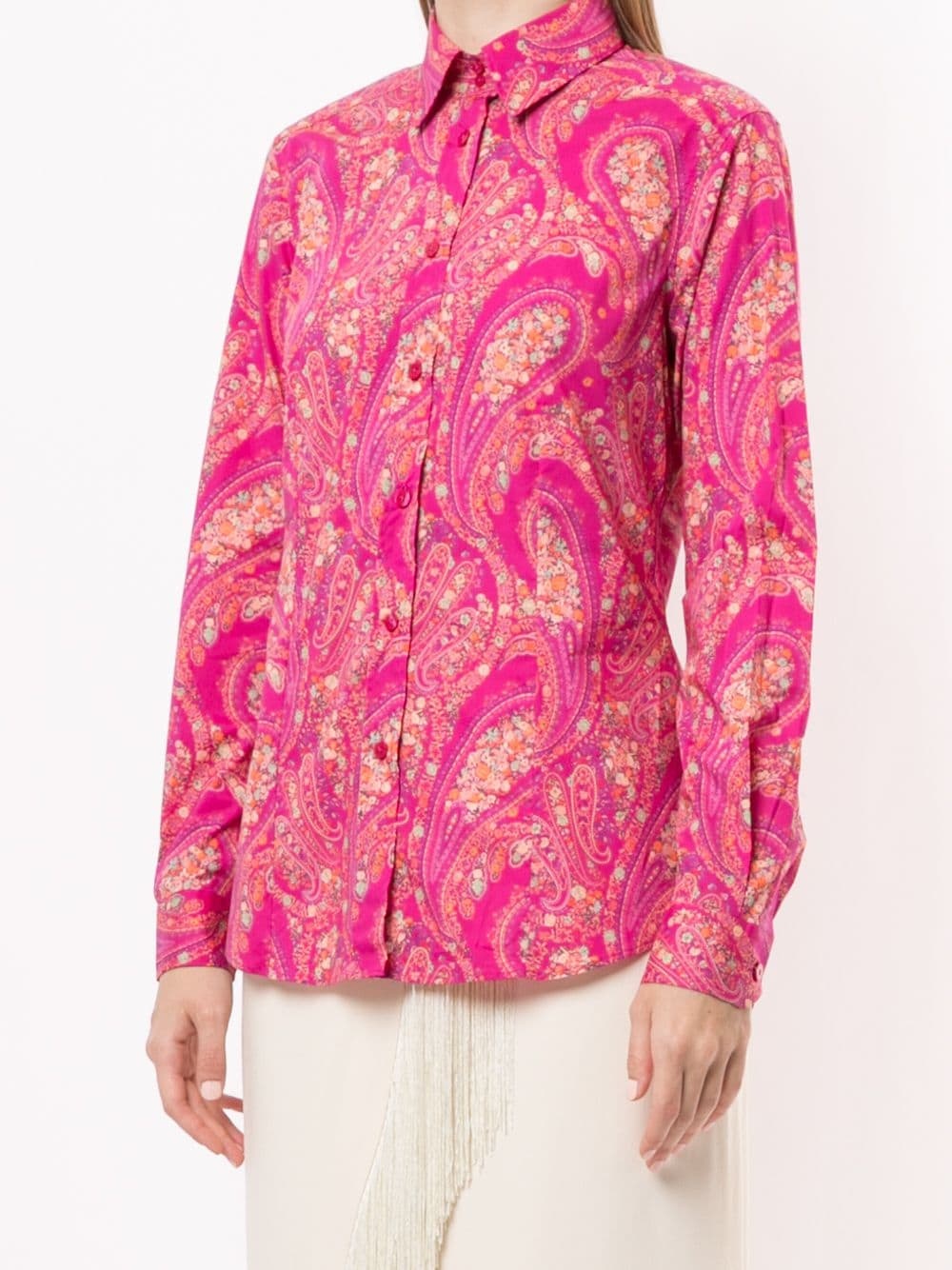 paisley fitted shirt - 3