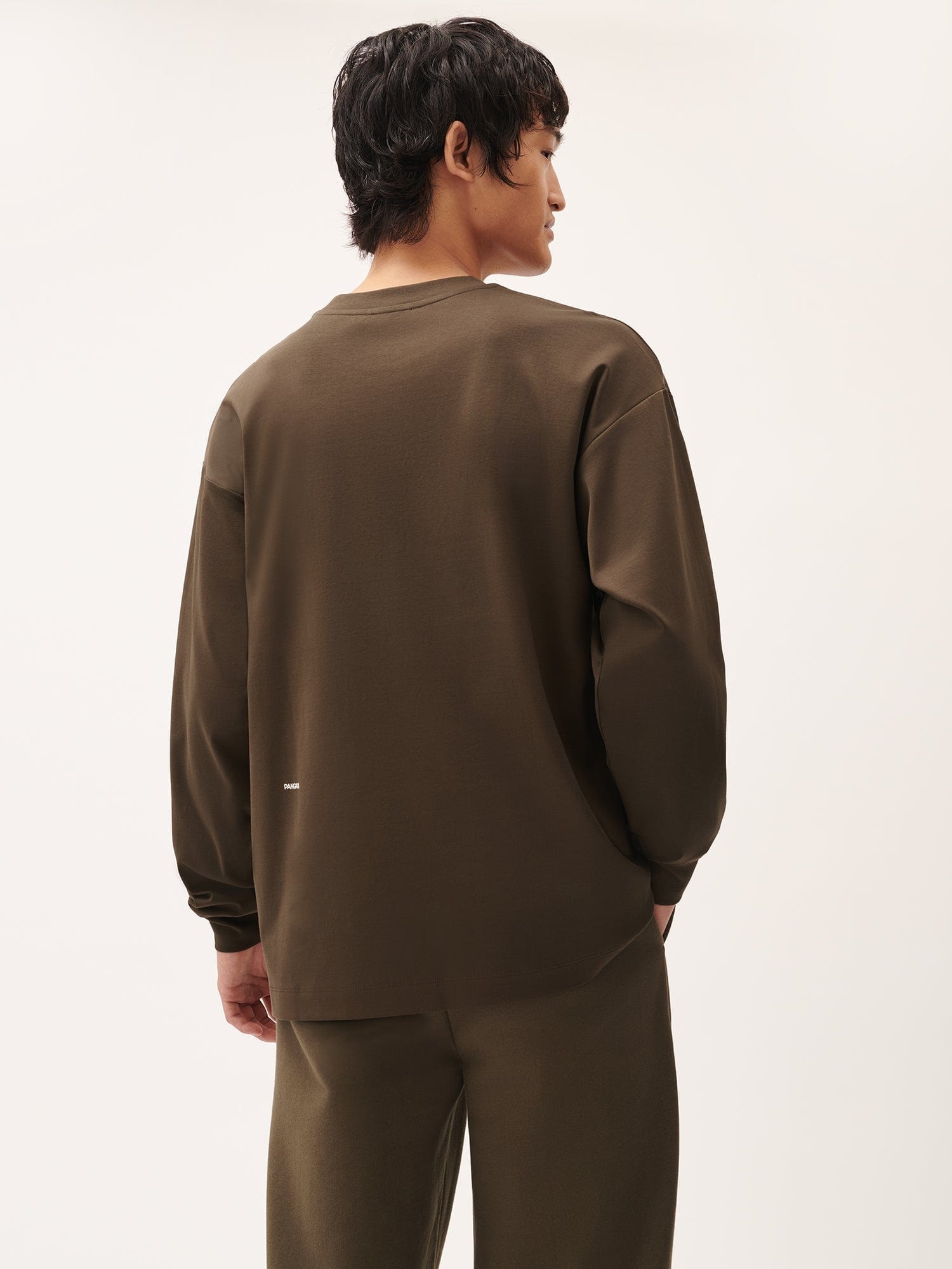Mens DNA Long Sleeve T-Shirt - Cacoa Brown - 3
