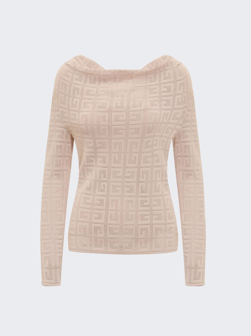 4g Draped Pullover Blush Pink 1