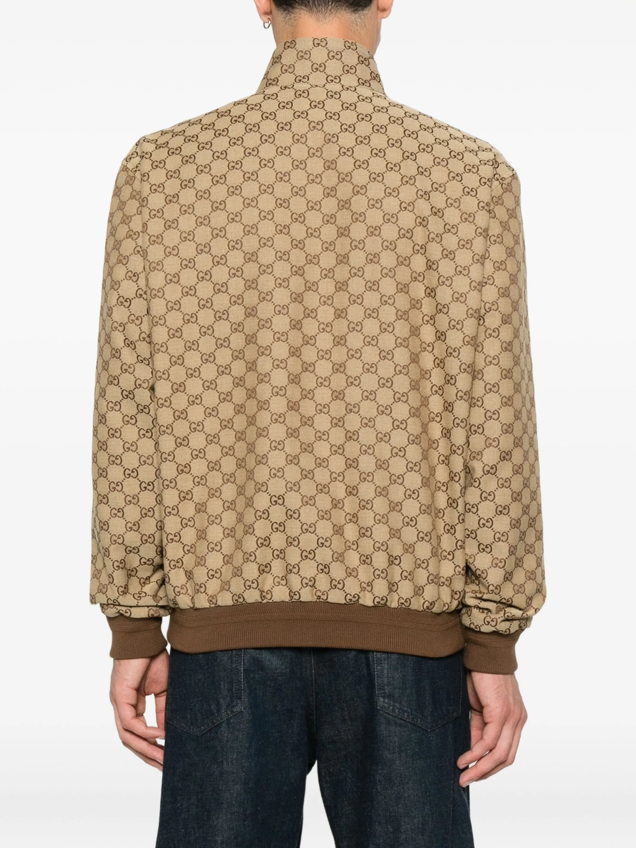 Gucci Monogram Zip-up Bomber Jacket - 3