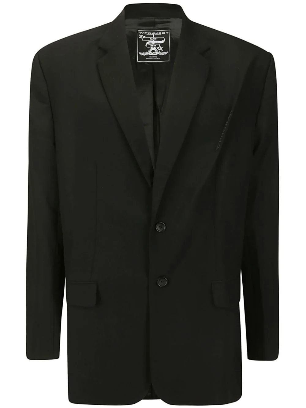notched lapels blazer - 1