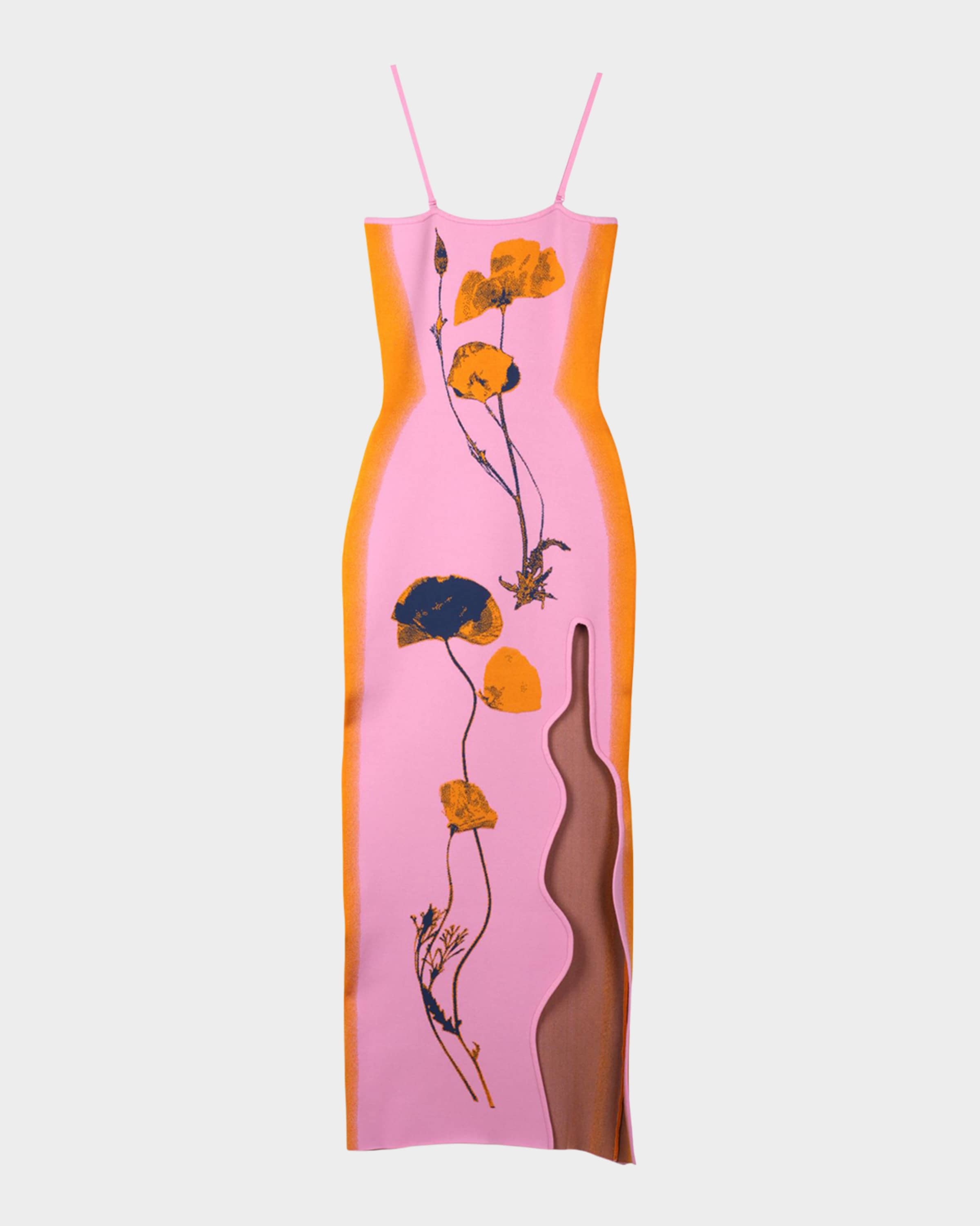 Iris Flower-Print Maxi Tank Dress - 2