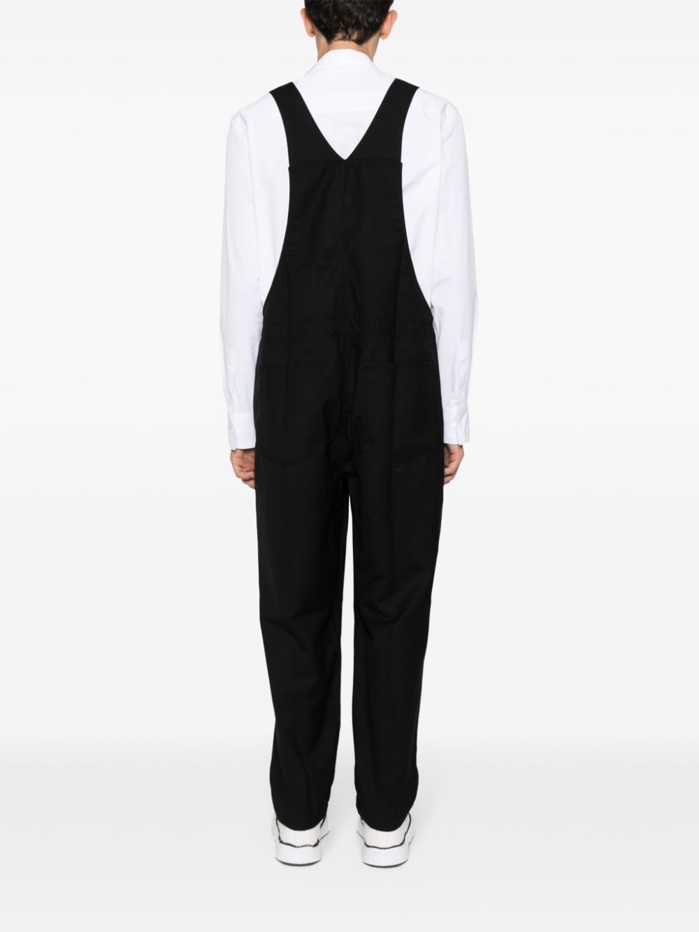 straight-leg wool dungarees - 5