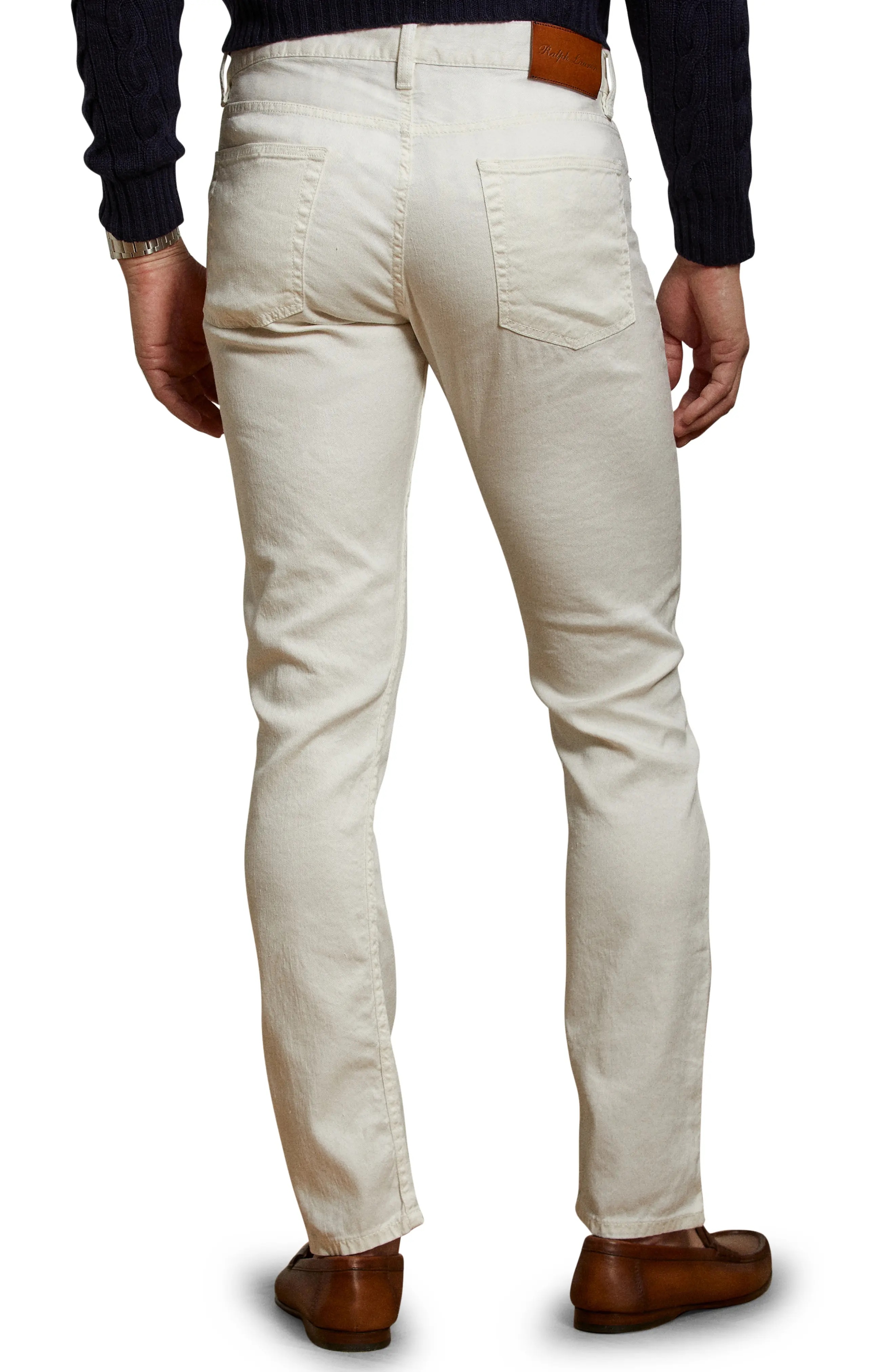 Slim Fit Stretch Twill Five-Pocket Pants - 3