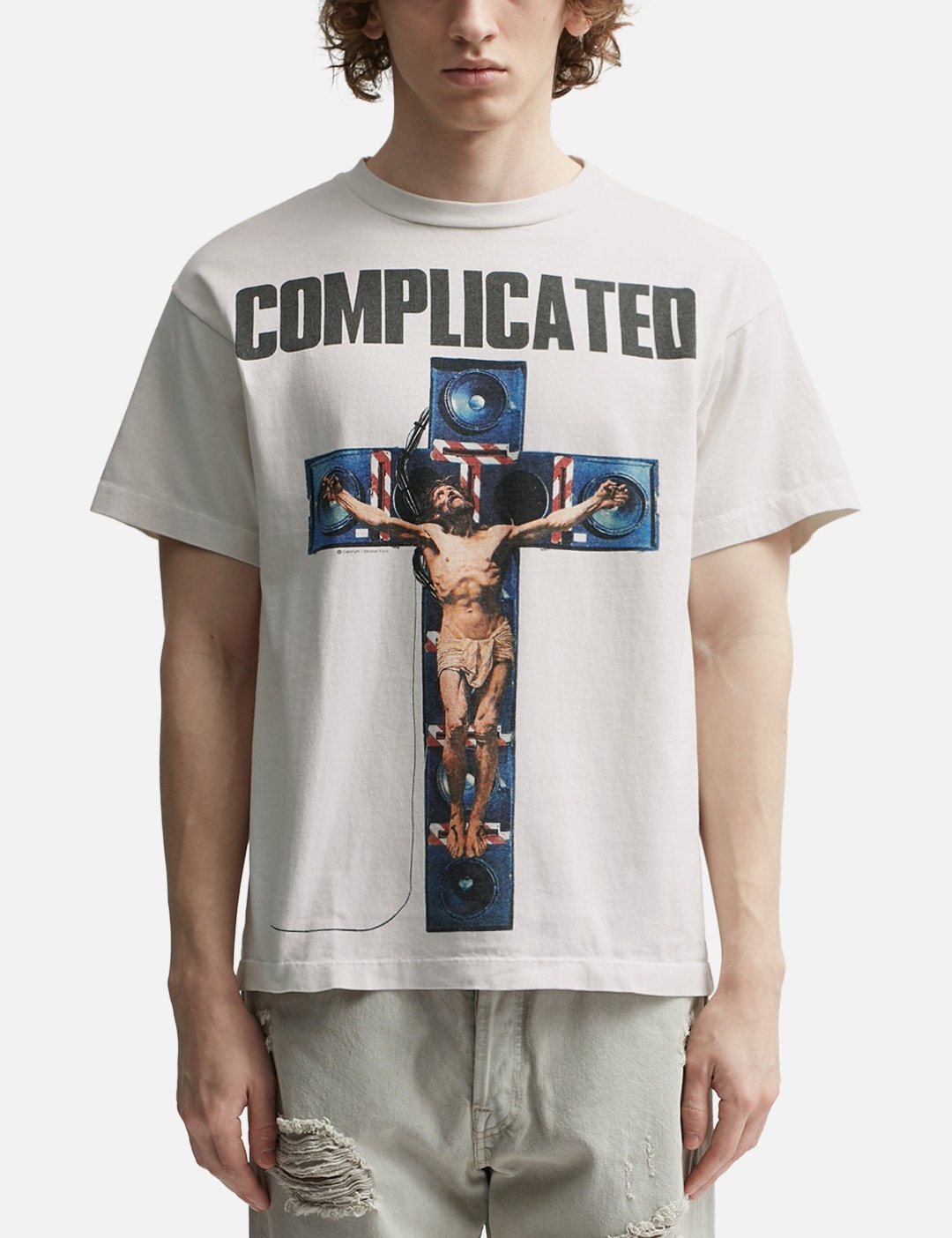 KOSUKE KAWAMURA × SAINT MICHAEL COMPLICATED SHORT SLEEVE T-SHIRT - 3