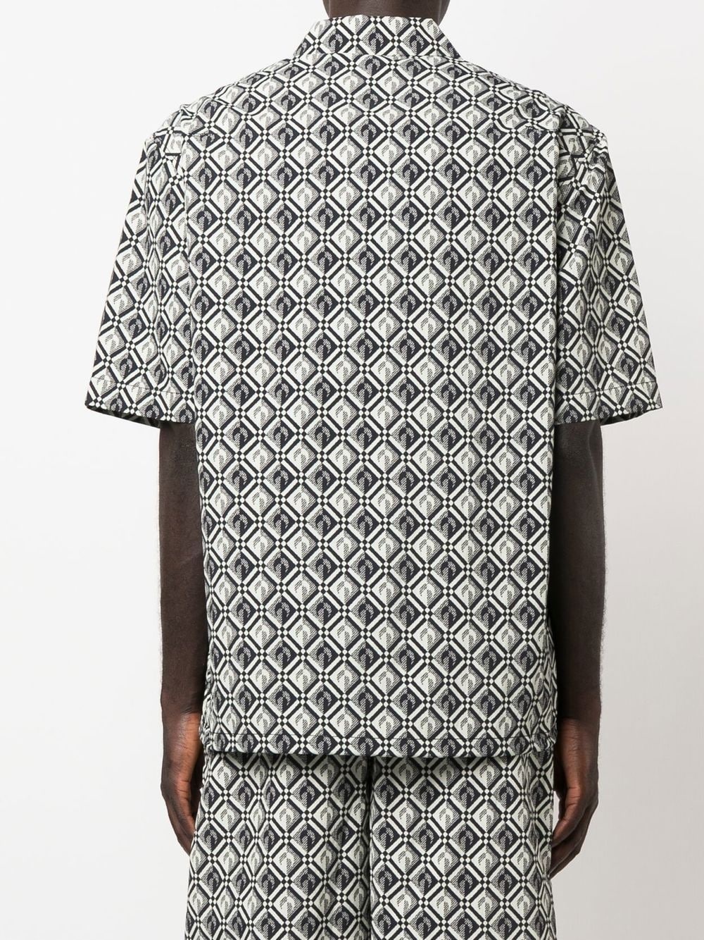 Zephyr diamond-pattern moon shirt - 4
