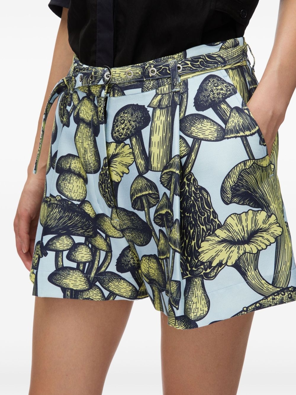 graphic-print shorts - 6