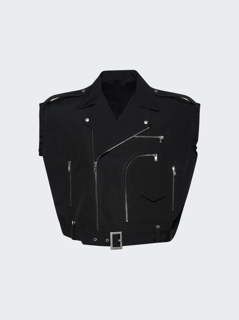 Cropped Jumbo Bauhaus Stooges Vest Black - 1