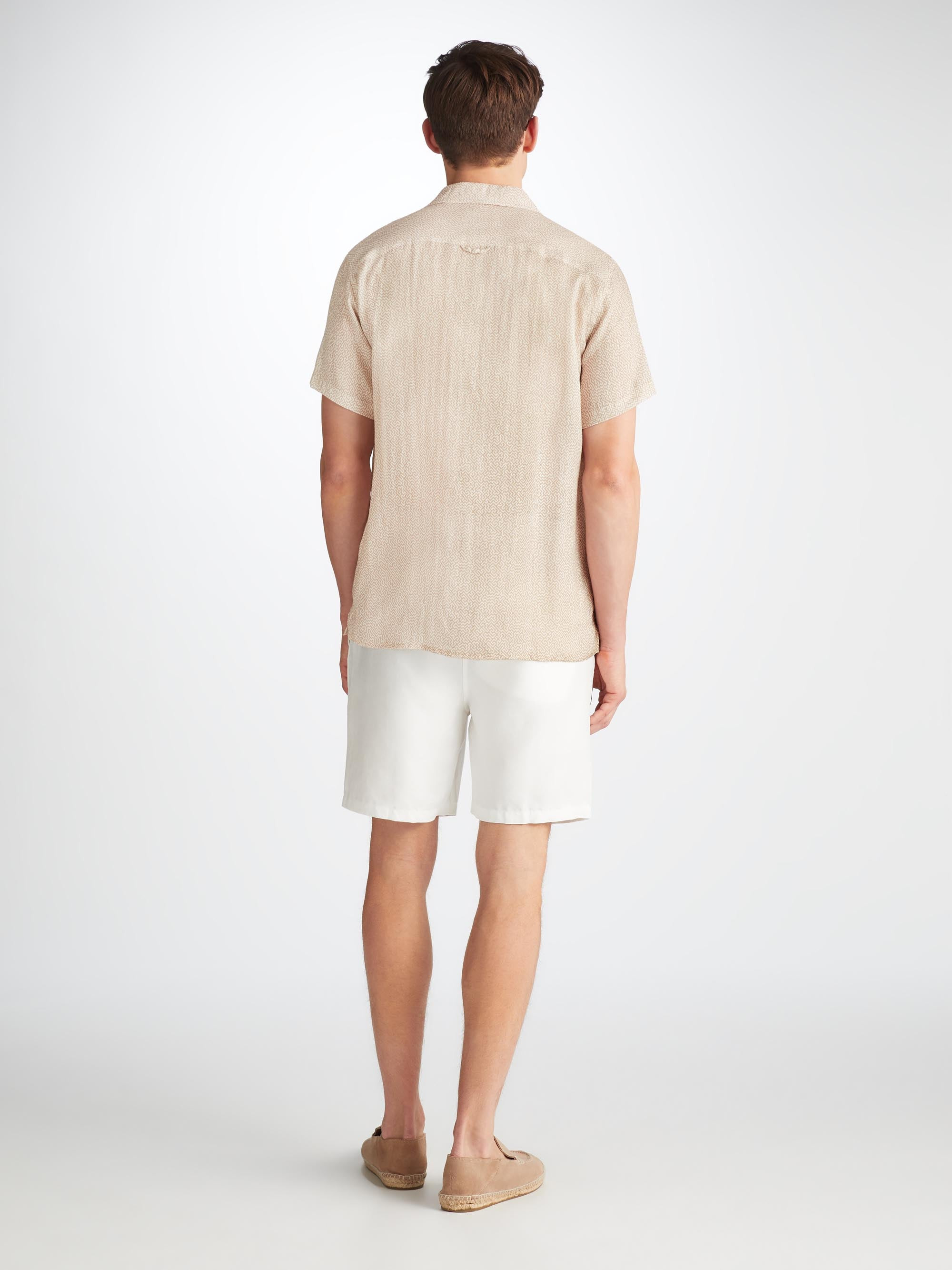 Men's Shirt Milan 24 Linen Sand - 4