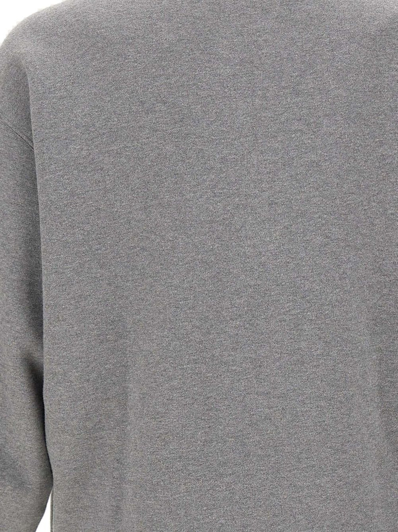 logo-embroidery crew-neck sweatshirt 4