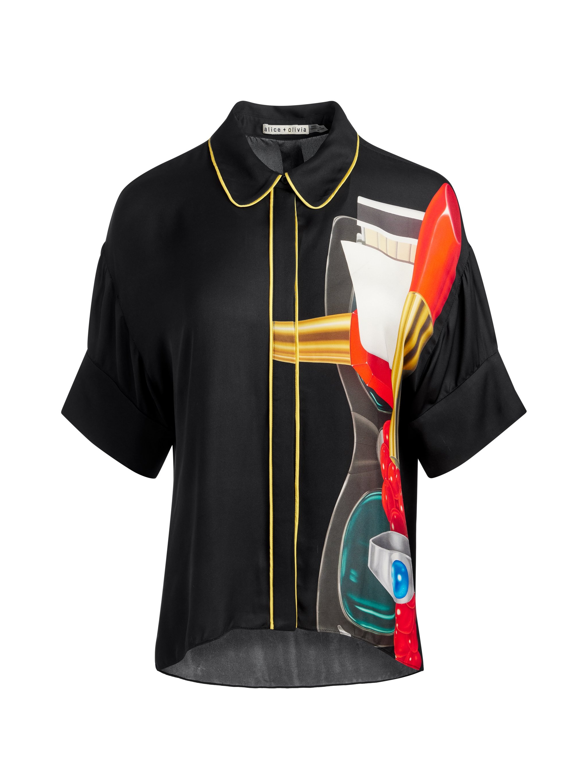 A+O X TOM WESSELMANN EDYTH HIGH LOW BUTTON DOWN - 4