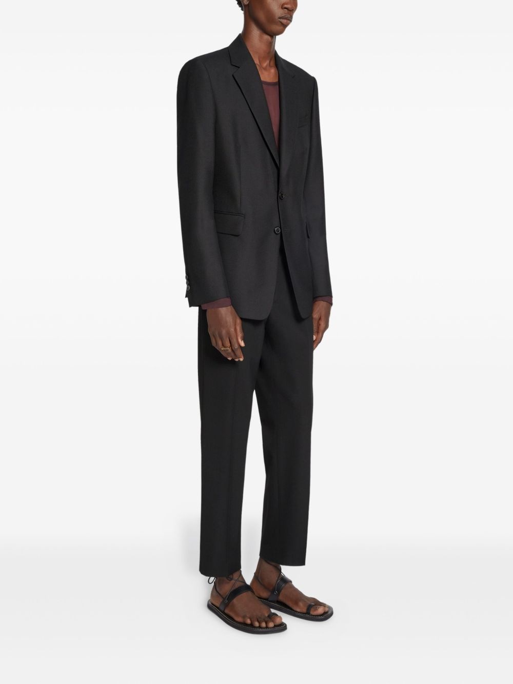 slim-cut blazer - 3