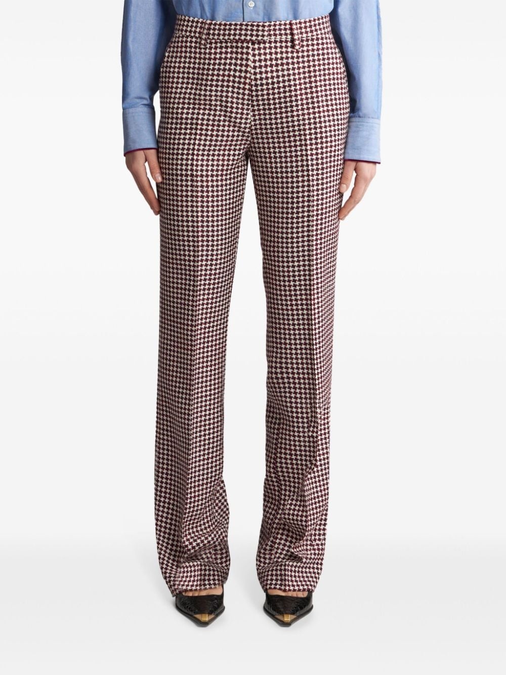 straight-leg tailored trousers - 3