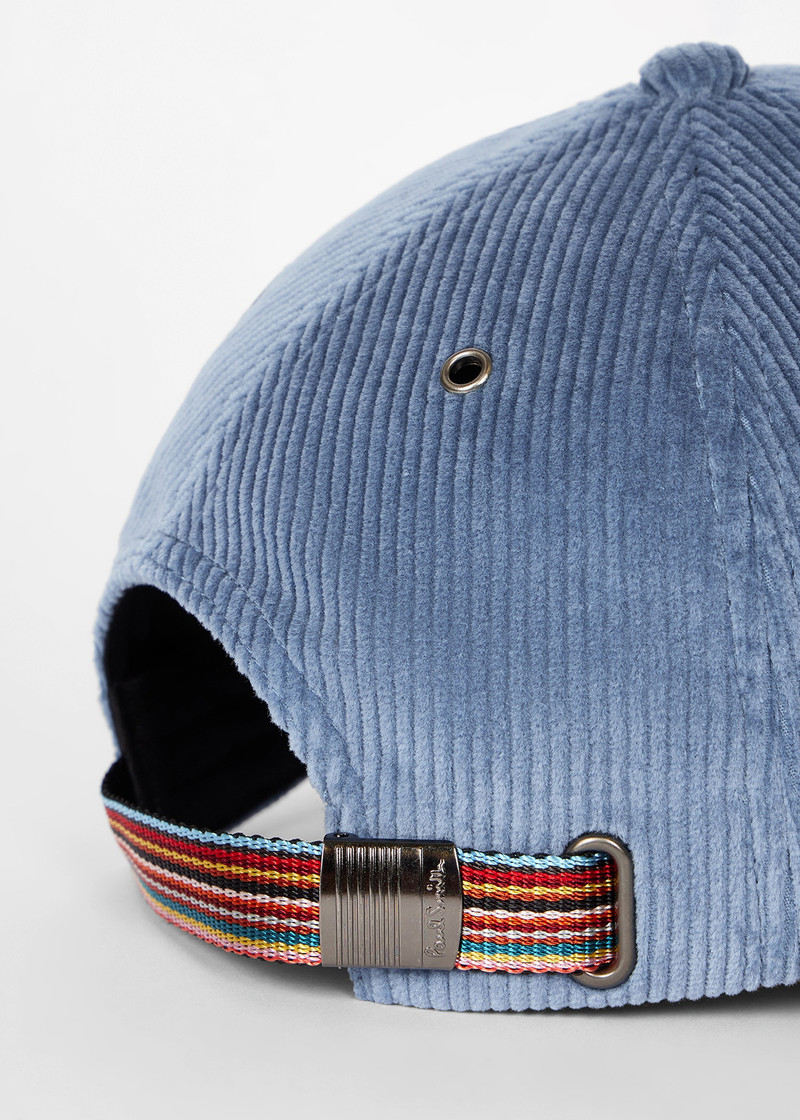 Blue Corduroy Baseball Cap 3