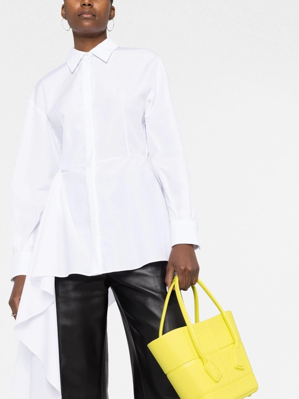 long-sleeve asymmetric shirt - 5