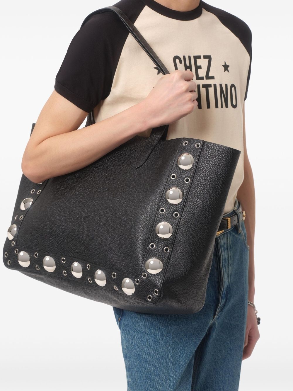 Chez-print T-shirt - 5