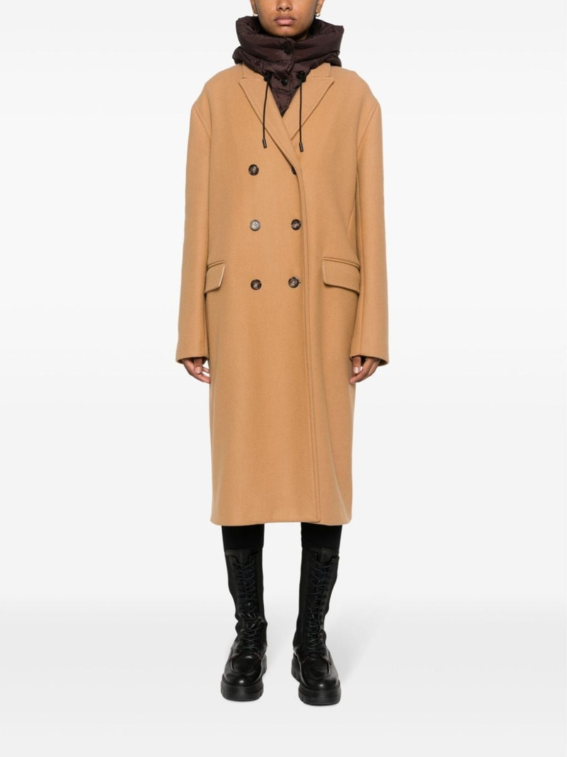Yves Salomon padded hooded bib outlook