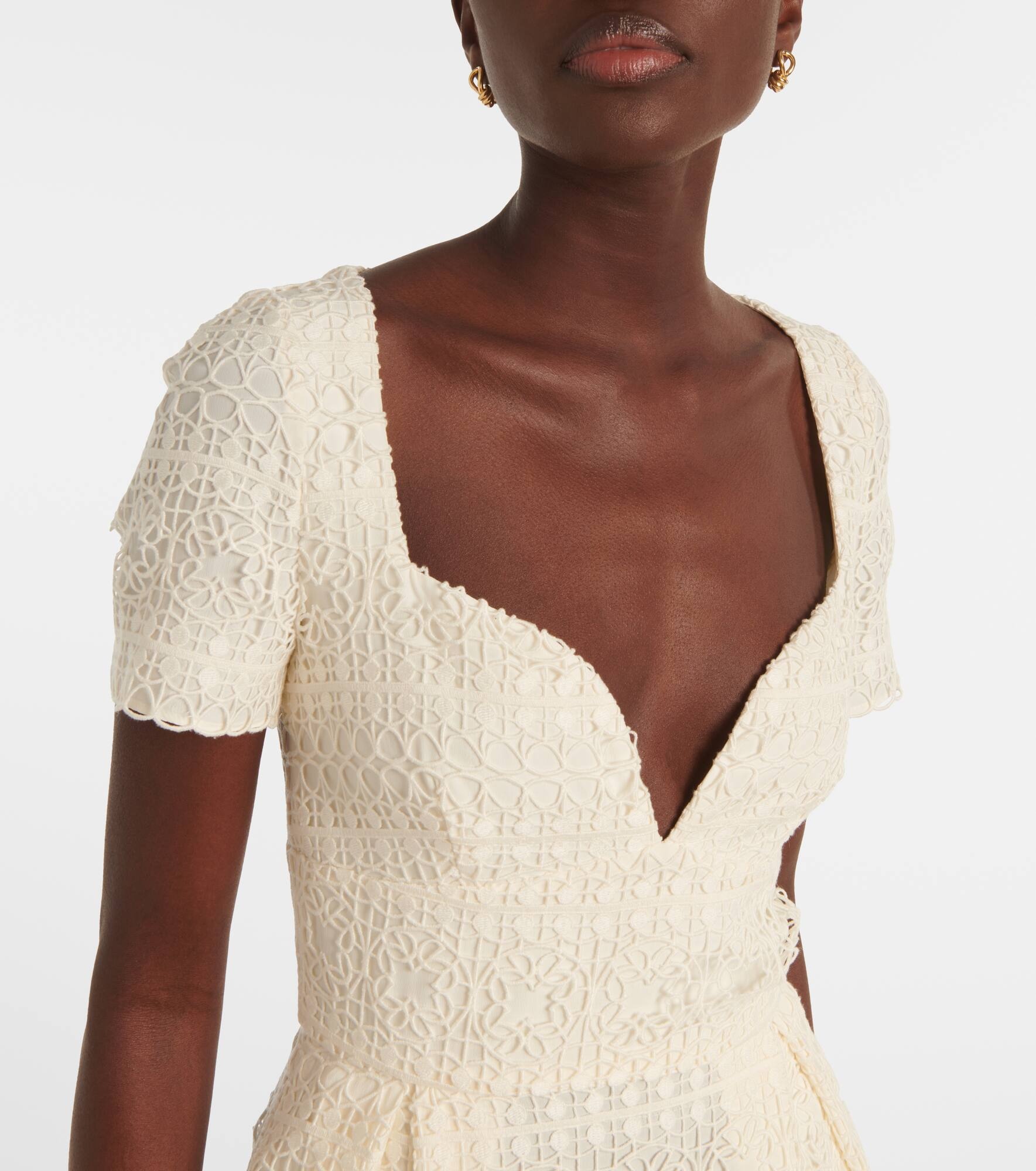 Macramé midi dress - 4