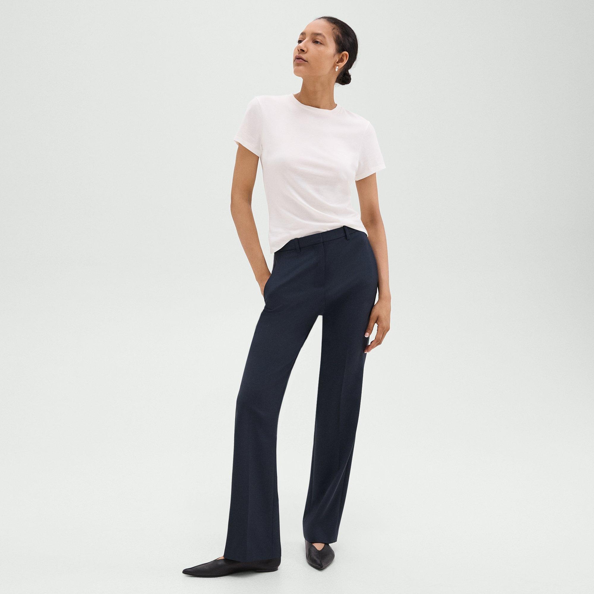 Flared Pant in Good Wool - 3