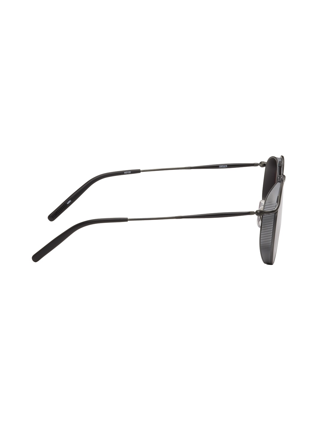 MATSUDA SSENSE Exclusive Black M3122 Sunglasses | REVERSIBLE 