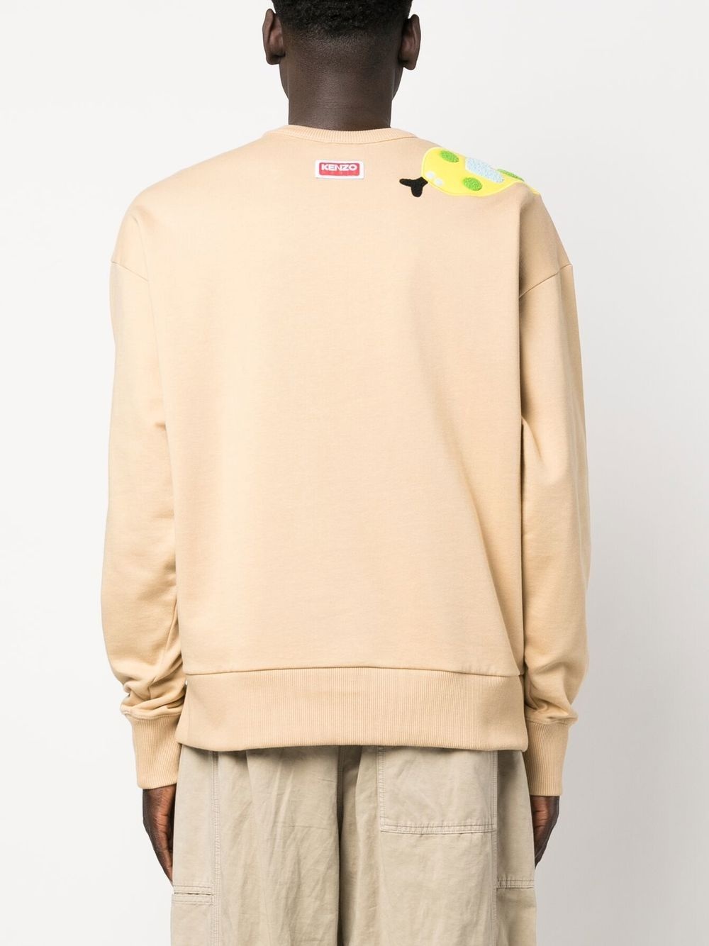 appliqué-detail sweatshirt - 4