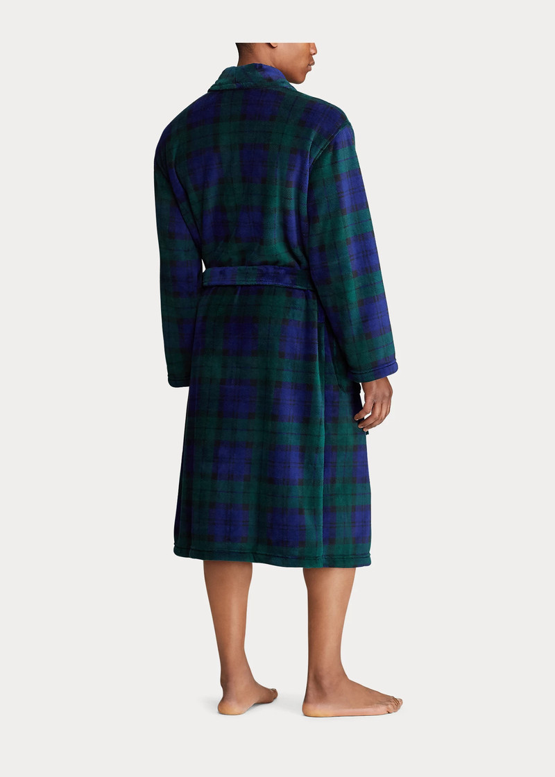 Tartan Plush Microfiber Robe 3