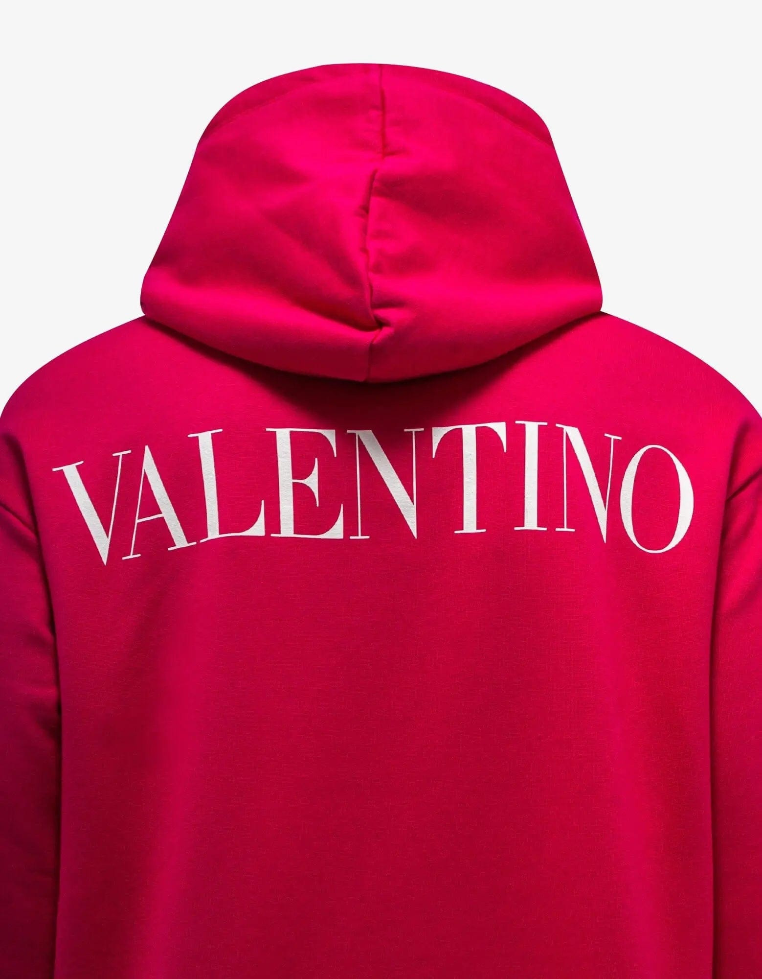 Valentino Pink Washed Taffeta Panel Hoodie - 6