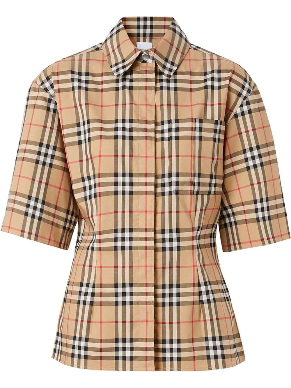 Vintage Check short-sleeved shirt - 1