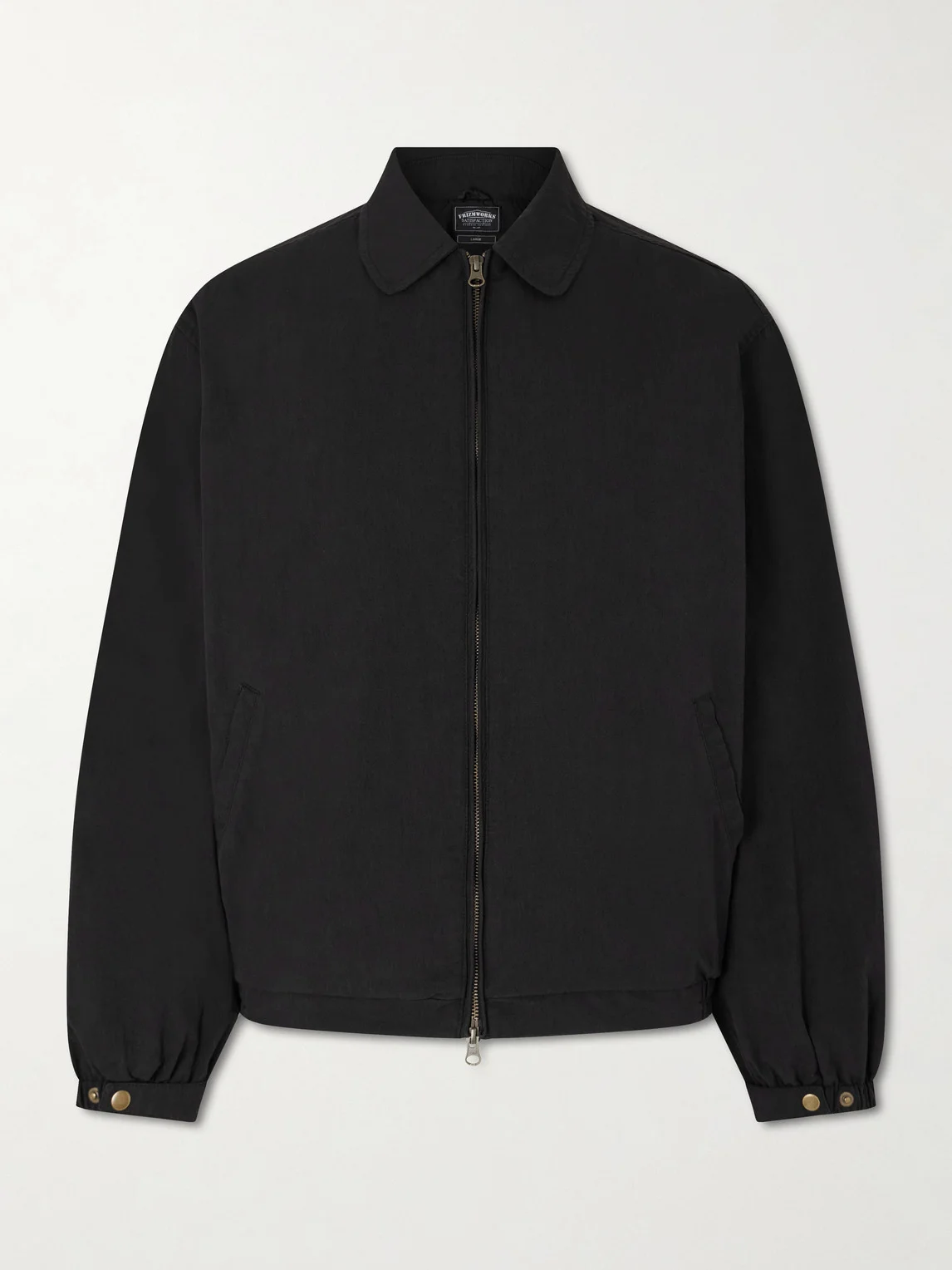 Cotton-Blend Blouson Jacket - 1