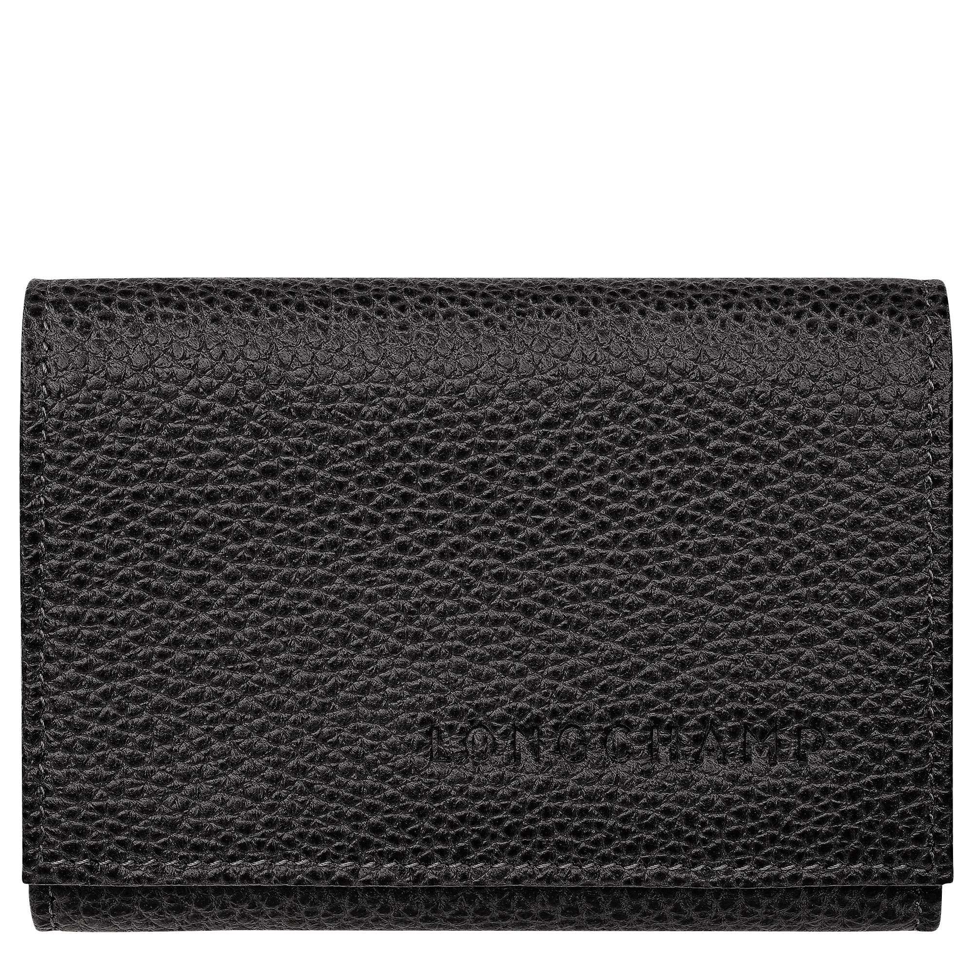 Le Foulonné Compact wallet Black - Leather - 1