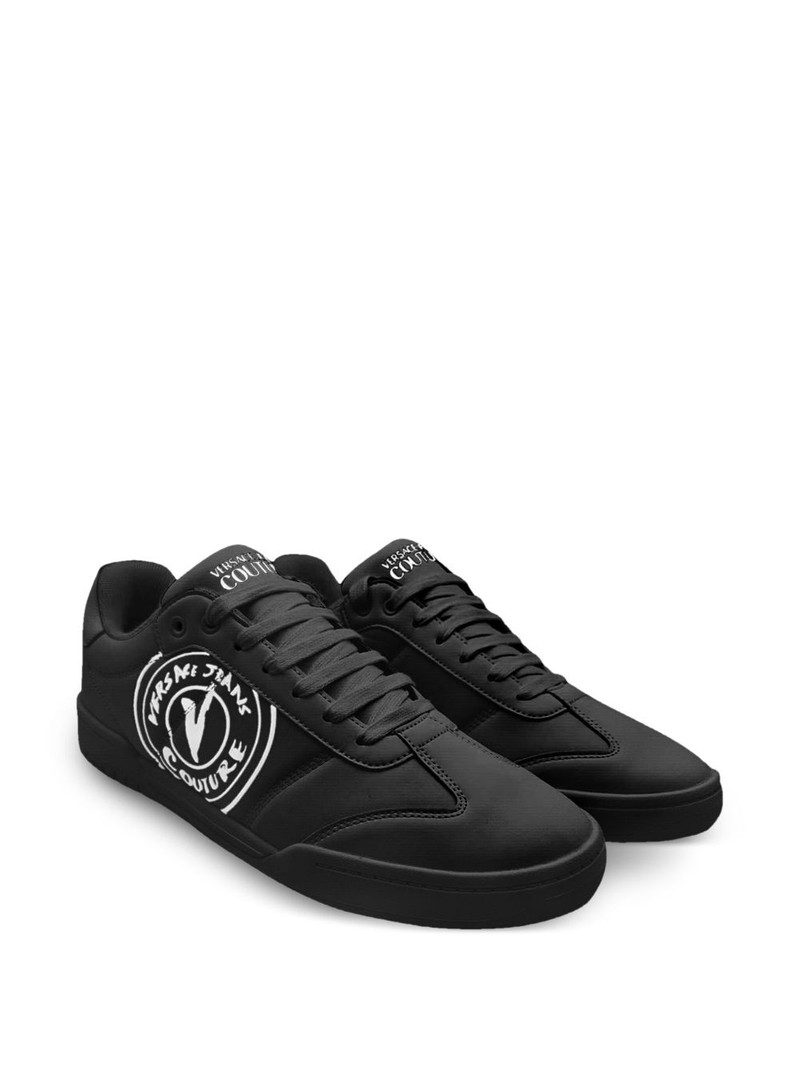 VERSACE JEANS COUTURE logo-print sneakers outlook