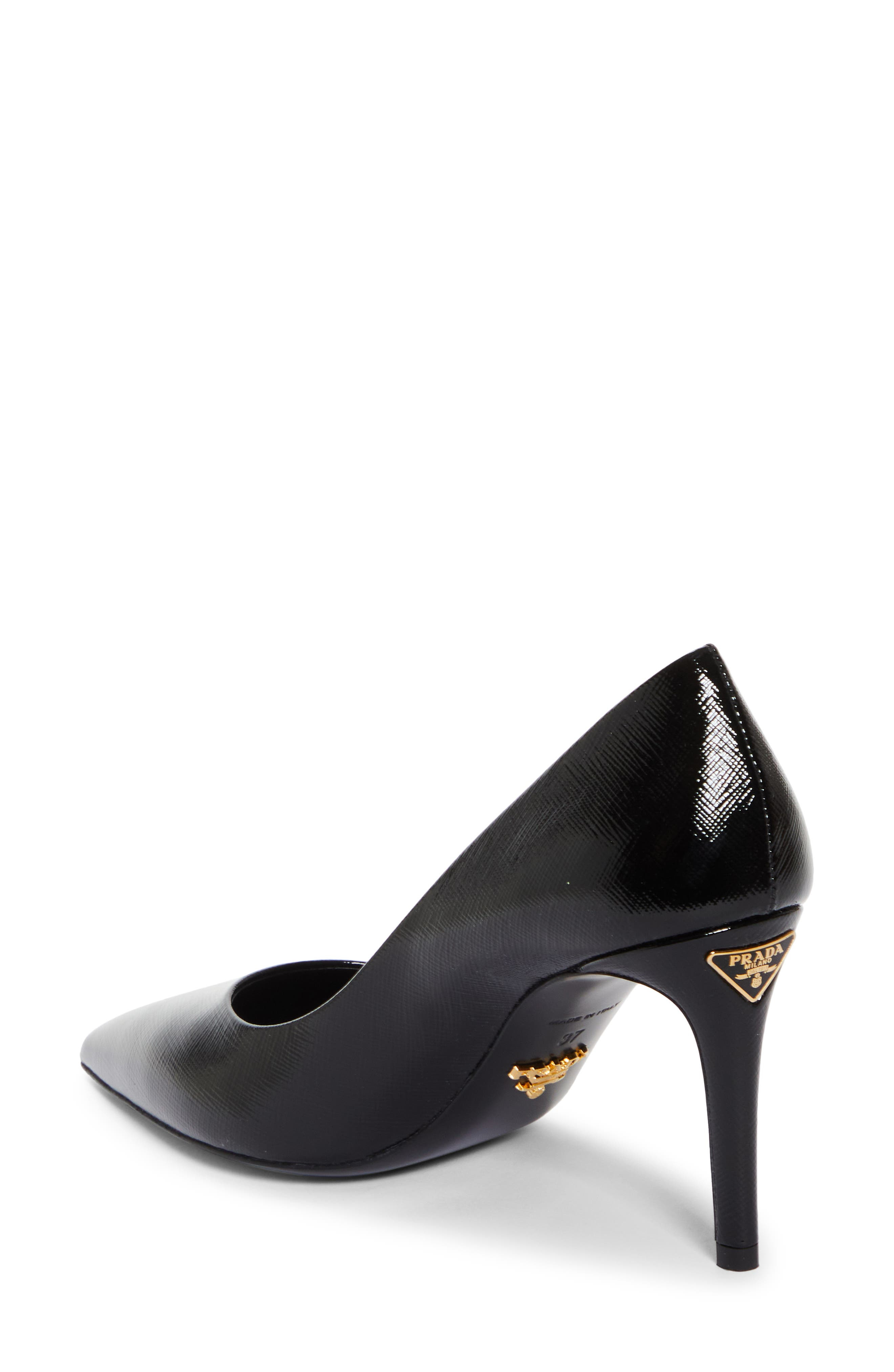 Prada Saffiano Leather Pump in Nero at Nordstrom - 2