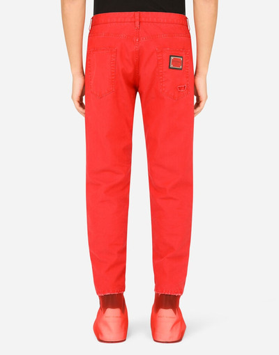 Dolce & Gabbana Loose garment-dyed pants outlook