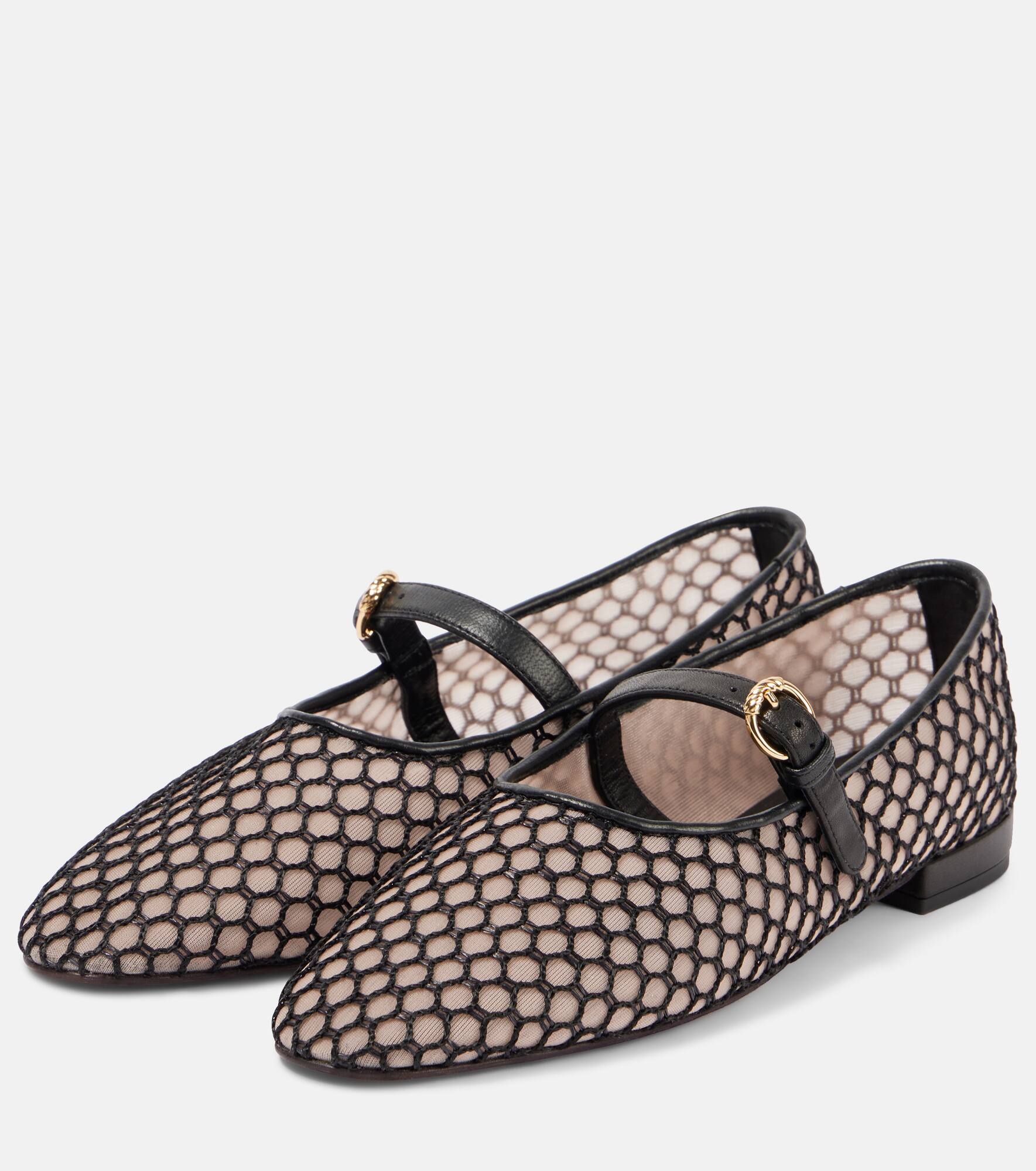 Isobel mesh Mary Jane flats - 4