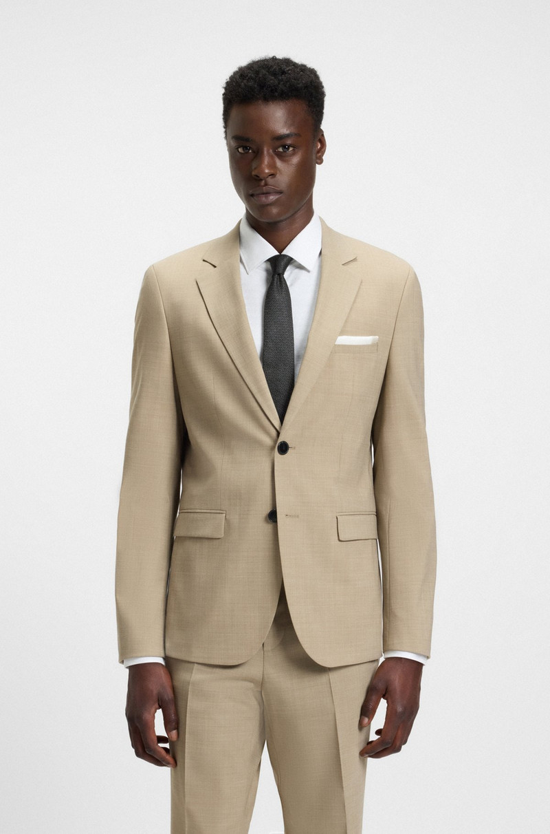 HUGO LOGO-JACQUARD TIE IN SILK outlook