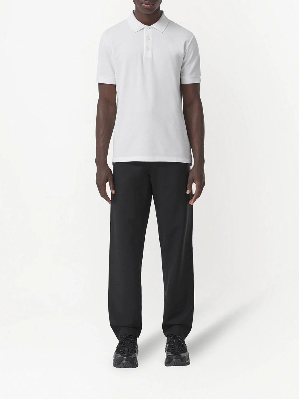 monogram-embroidered polo shirt - 2