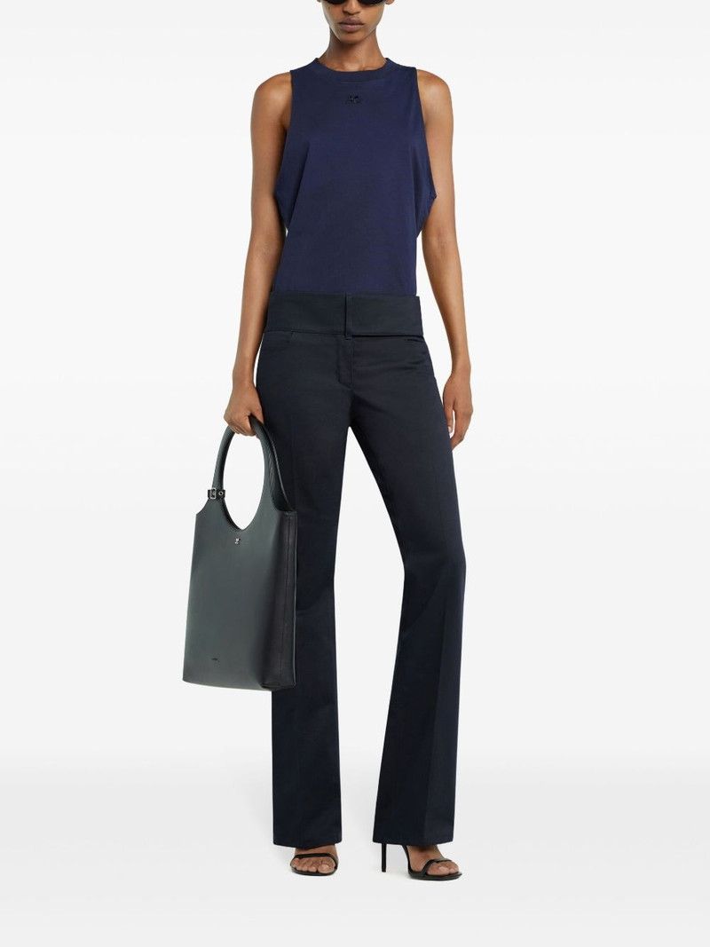 courrèges appliqué tank top outlook