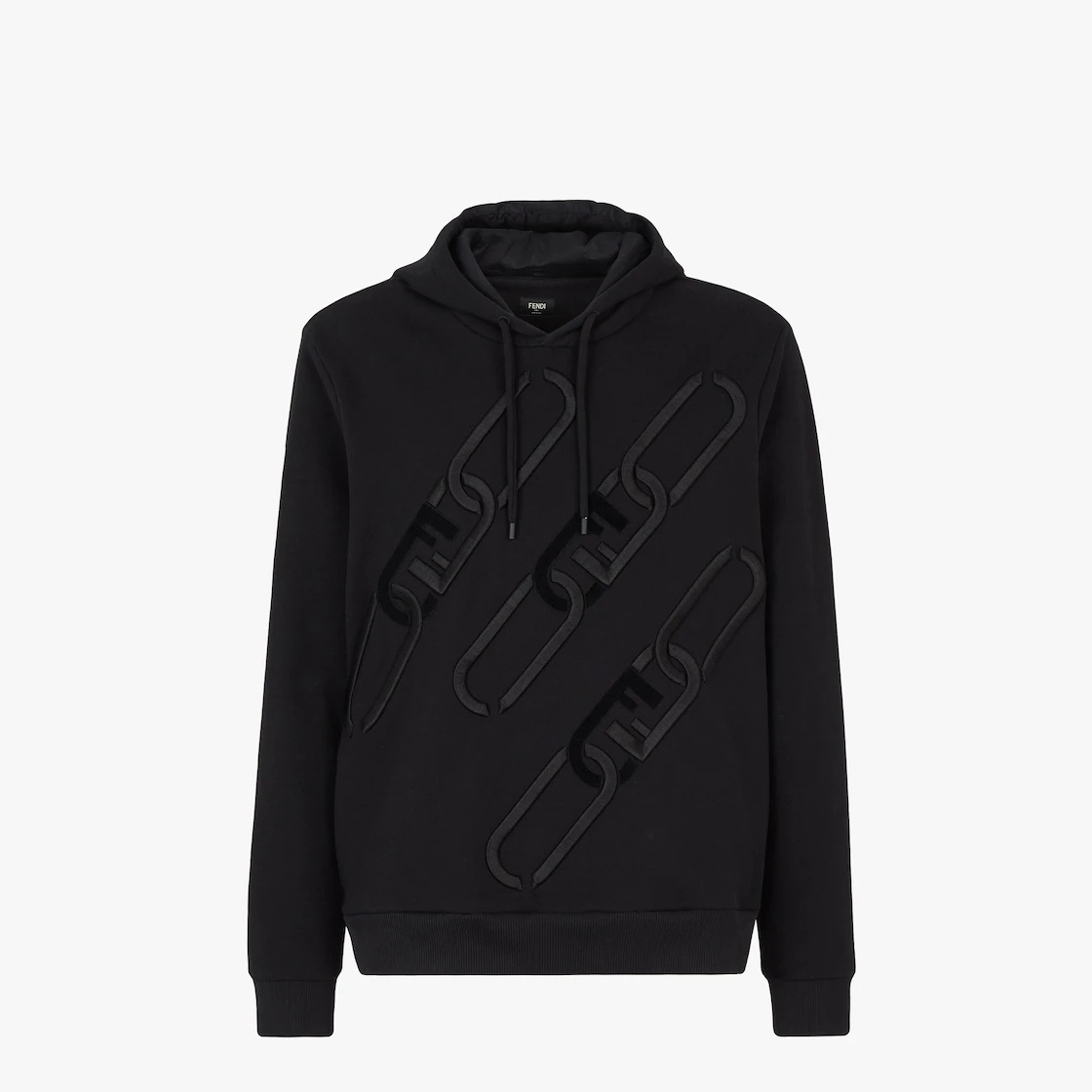 Black jersey sweatshirt - 1