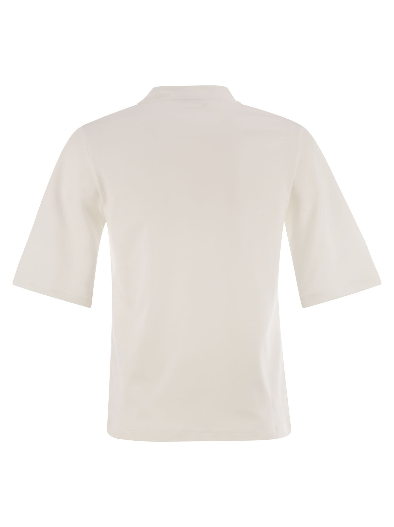 Peserico - Peserico Women Cotton Blend Jersey T-Shirt - 2