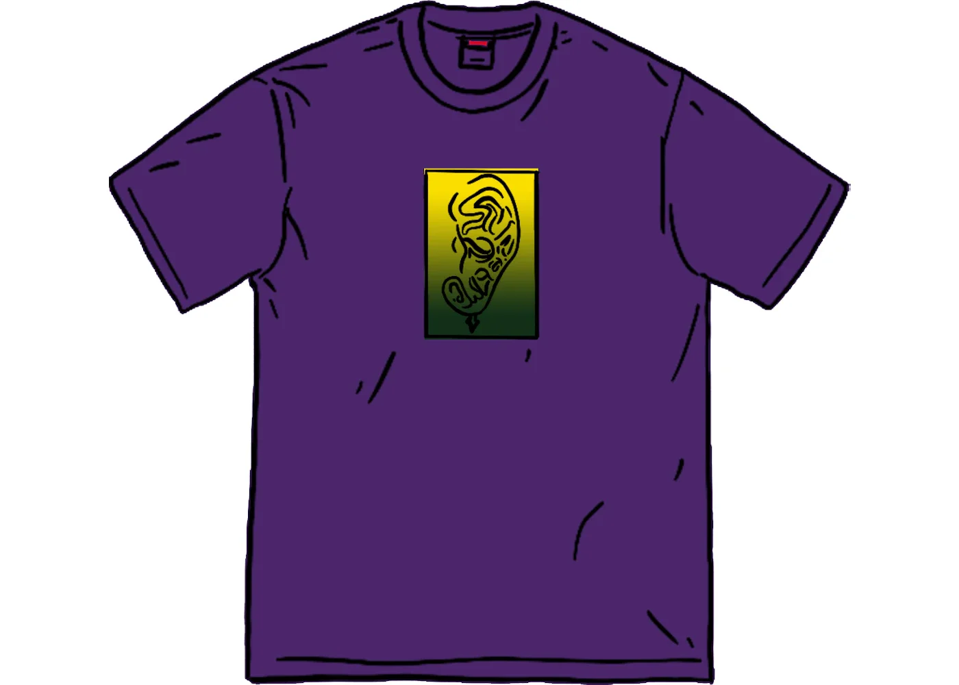 Supreme Ear Tee Purple - 1