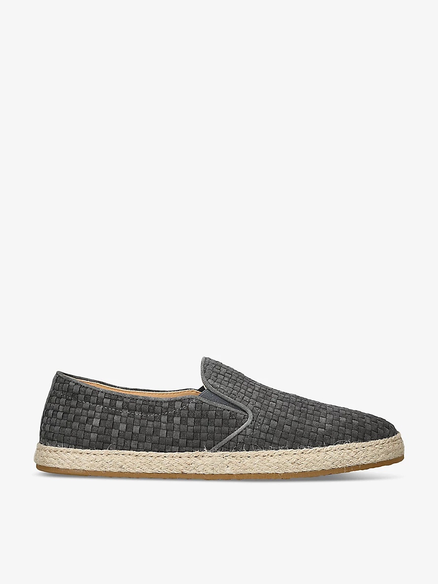 Woven suede espadrilles - 1