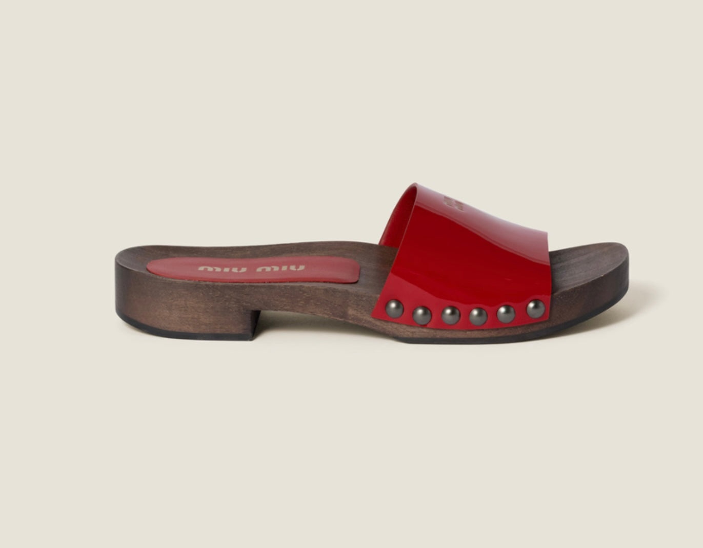 Miu Miu Patent leather clogs - 1