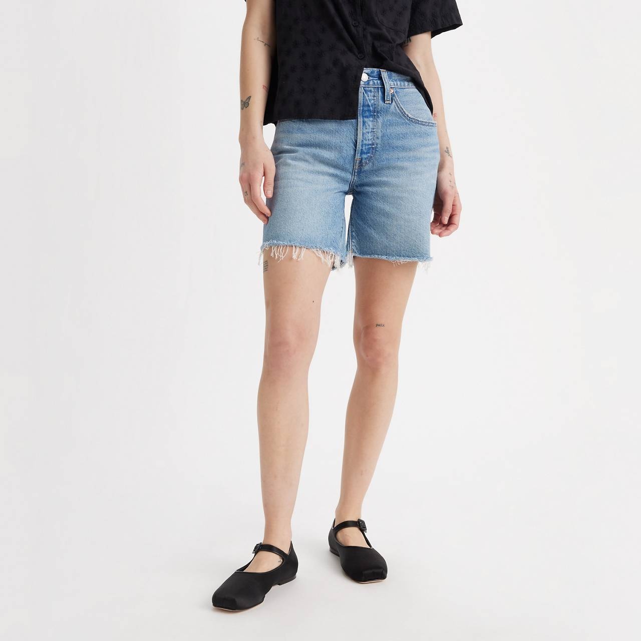 501® MID THIGH LIGHTWEIGHT WOMEN'S SHORTS - 4