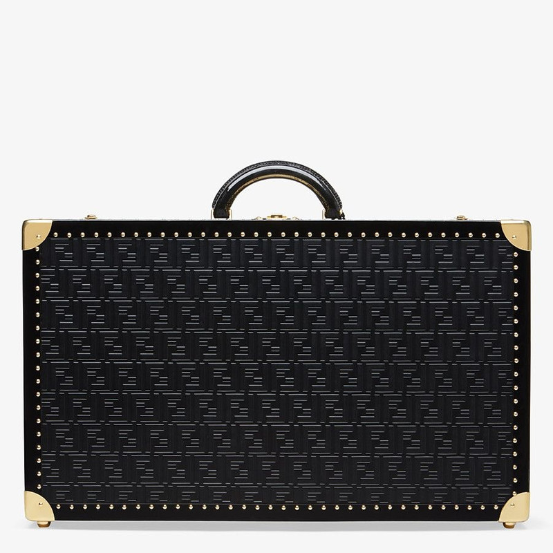 Black leather suitcase 9